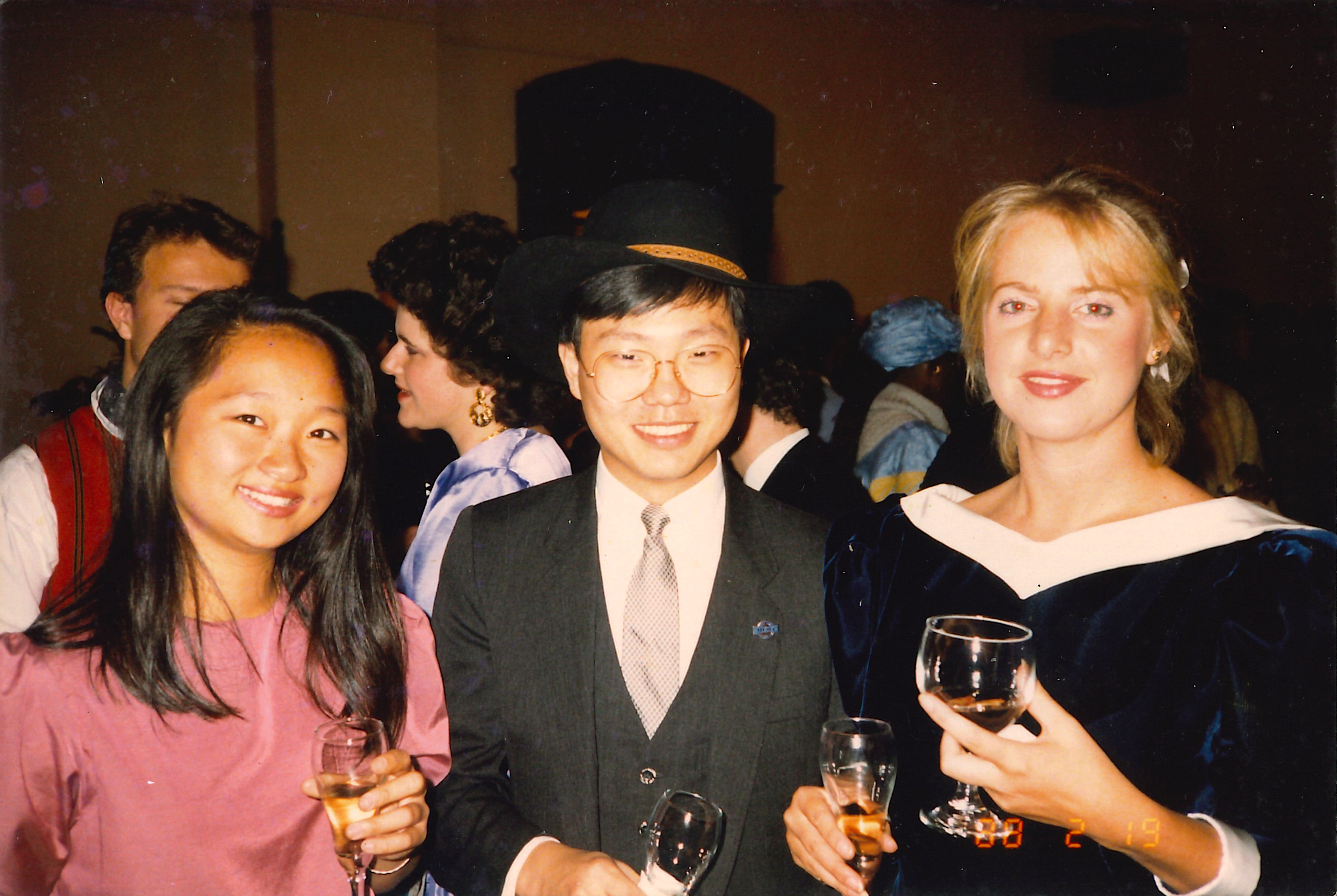 Thanks to AIESEC, Eric Hui (centre) was able to participate in many foreign exchanges during his undergraduate years.