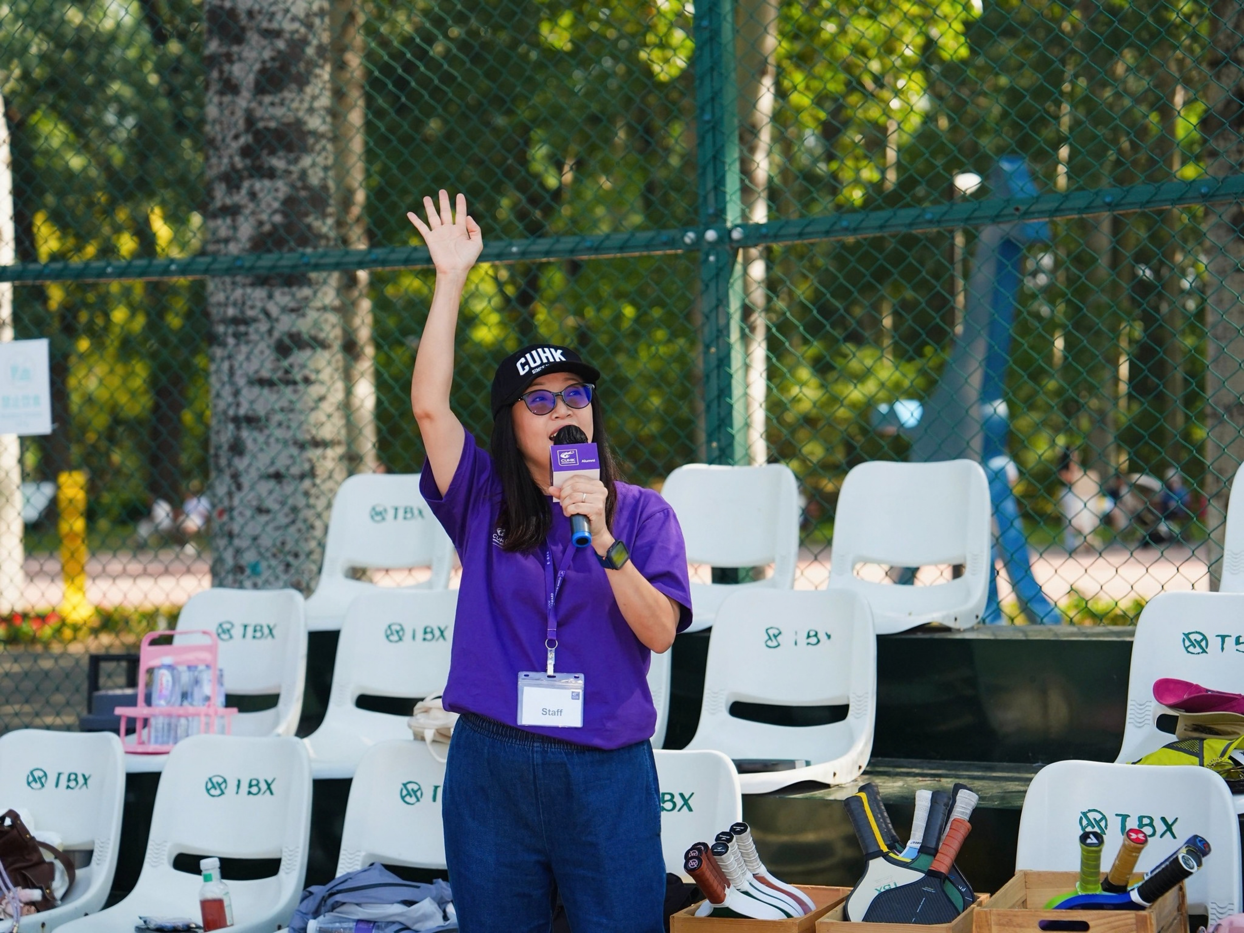 CUHK Business School, Business School alumni reconnect in Beijing, pickleball, 香港中文大學商學院, 中大商學院校友歡聚北京, 匹克球, 香港中文大学商学院, 中大商学院校友欢聚北京
