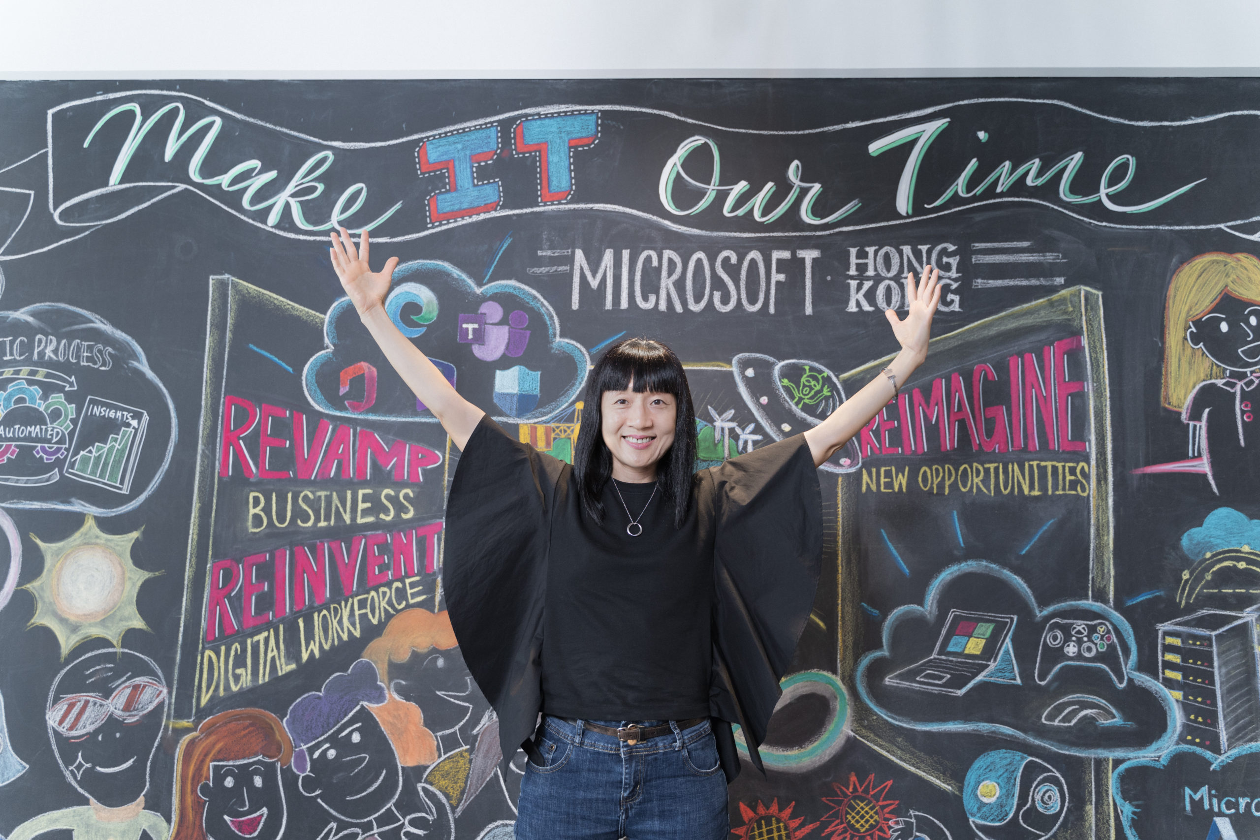 2021 marks Microsoft’s 30th anniversary in Hong Kong. Cally hopes to lead her team to realise their vision and “Make IT Our Time”.